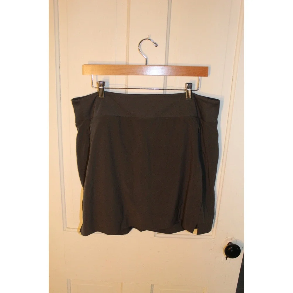 Athleta Women's Soho Skort Olive Green Mini‎ Skirt Skort Plus Size 14